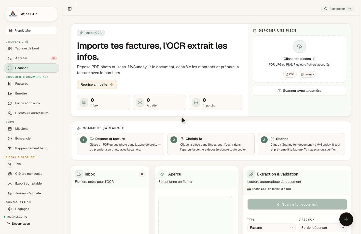 Scanner une pièce (OCR)