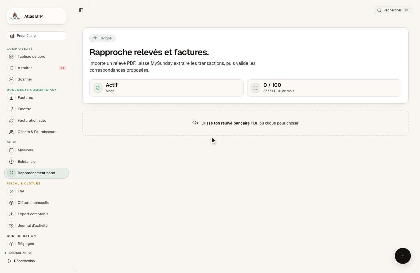 Le rapprochement bancaire