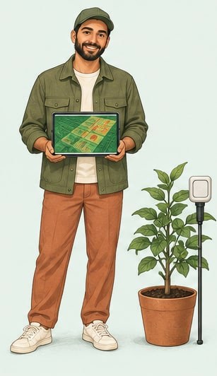 Portrait illustré : Startup agrotech